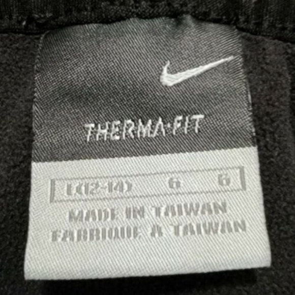 Nike Dri Fit Therma Fit  Workout Training Pants Black W/Pockets  Womens Size L - Picture 4 of 4